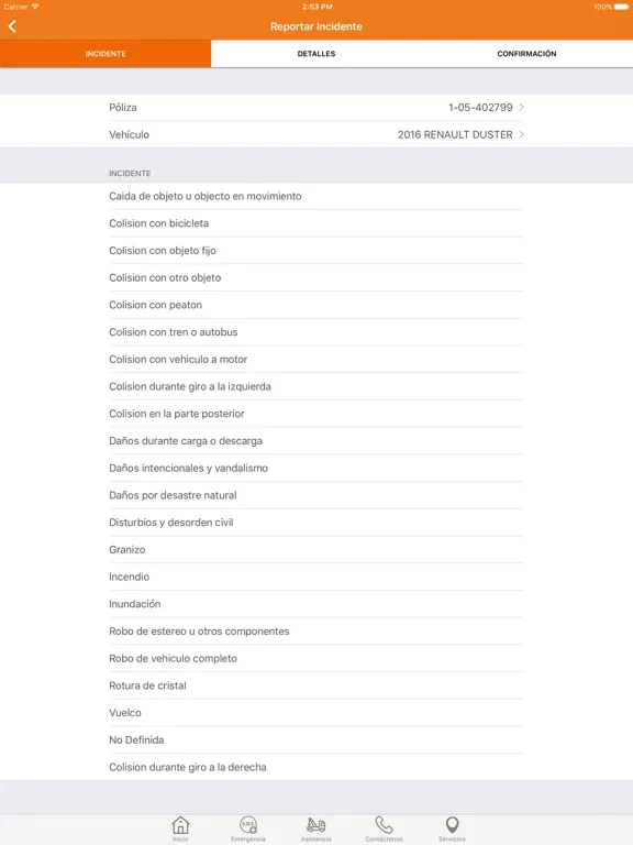 Atlántica Seguros iPad 应用截图