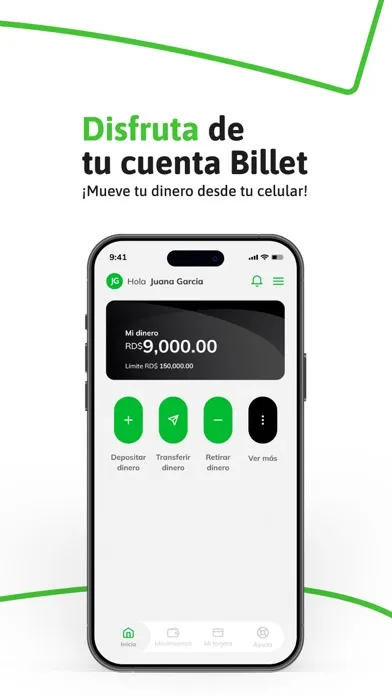 Capturas de pantalla de Billet