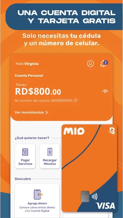 MIO Banreservas Billetera স্ক্রিনশট