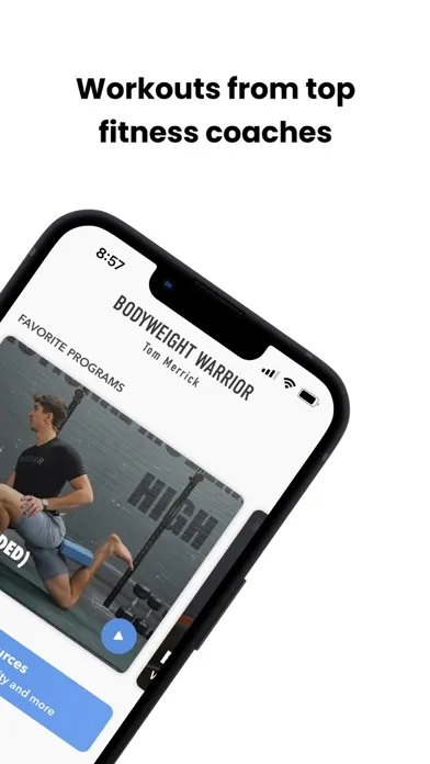Tangkapan layar Trybe - Workout Programs & Log