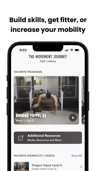 Tangkapan layar Trybe - Workout Programs & Log