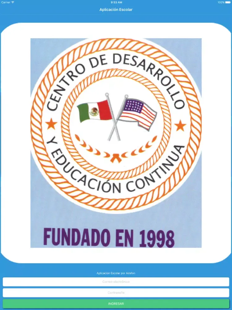 Zrzuty ekranu Centro de Desarrollo y Educación Continua iPad 