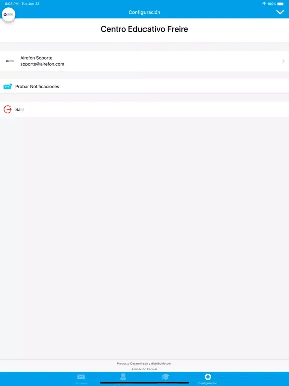 Centro Educativo Freire iPad 应用截图