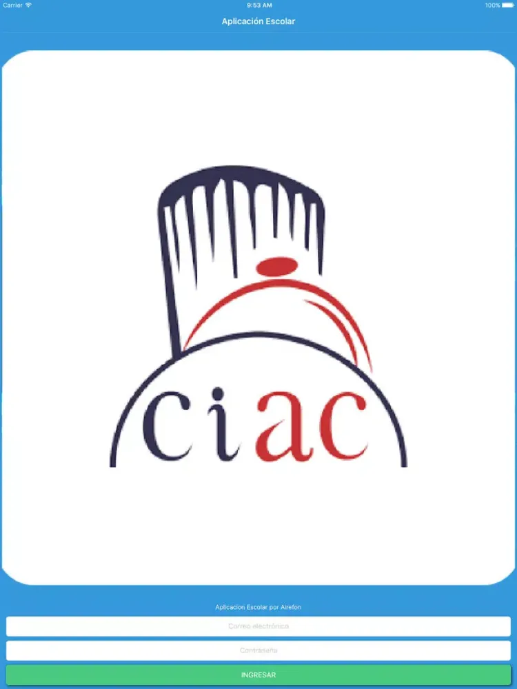Screenshot di CIAC iPad 