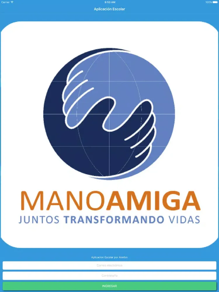 Ảnh chụp màn hình của Colegio Mano Amiga de GDL S.C. iPad 