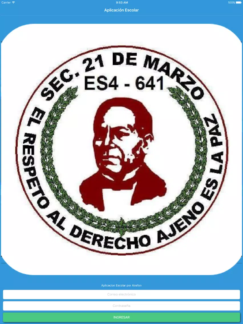 Secundaria 21 de Marzo iPad  スクリーンショット
