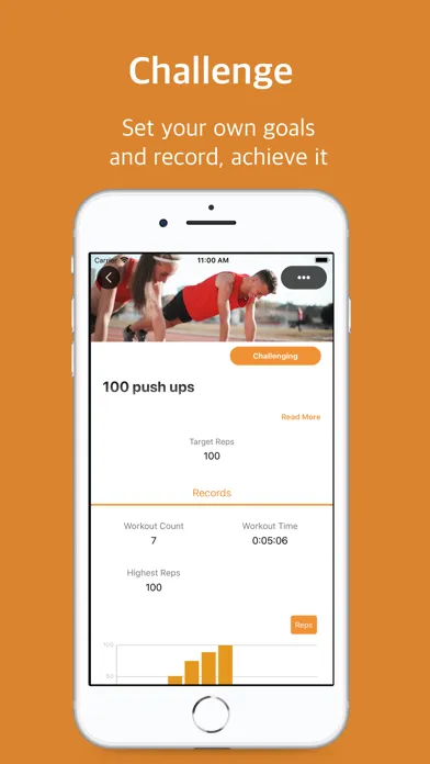 Скриншоты Pushupstar: push ups counter