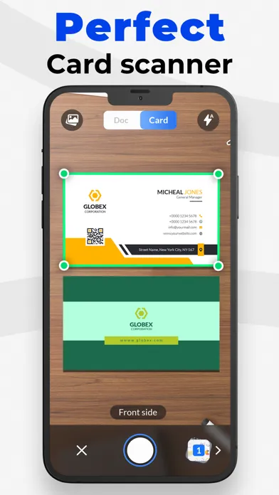 Скриншоты Business Card Scan & Reader