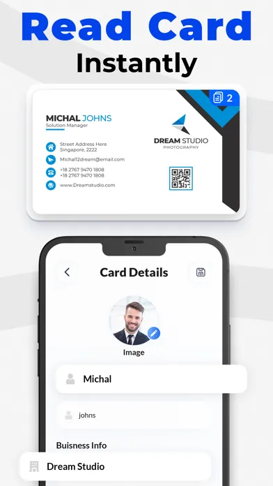 Скриншоты Business Card Scan & Reader