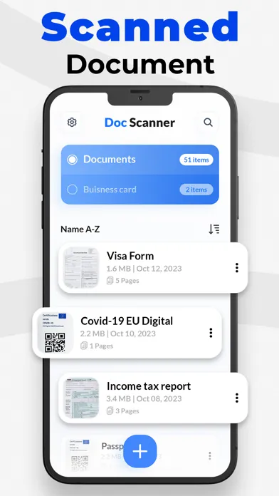 Скриншоты Business Card Scan & Reader