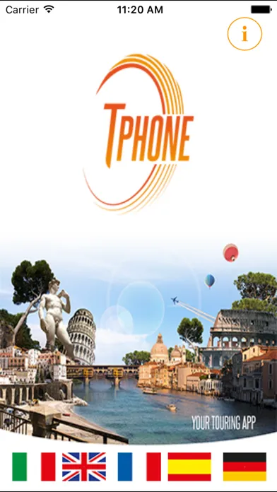 TPhone Itinerari Eventi Italia 스크린샷