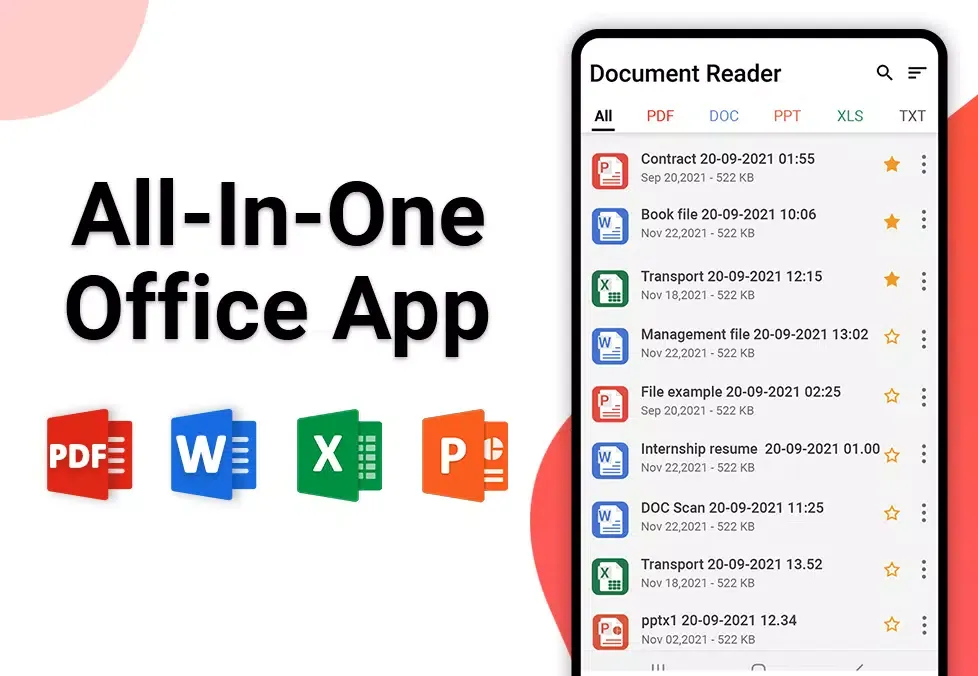 Zrzuty ekranu All Document Reader - Edit PDF