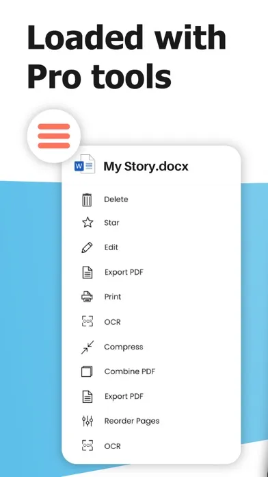 Capturas de pantalla de Documents Reader Pro - PDF,XLS