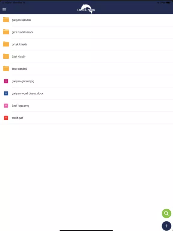 Скриншоты Docunox iPad 