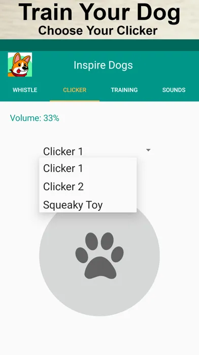 Captures d'écran de Dog Training, Whistle, Clicker