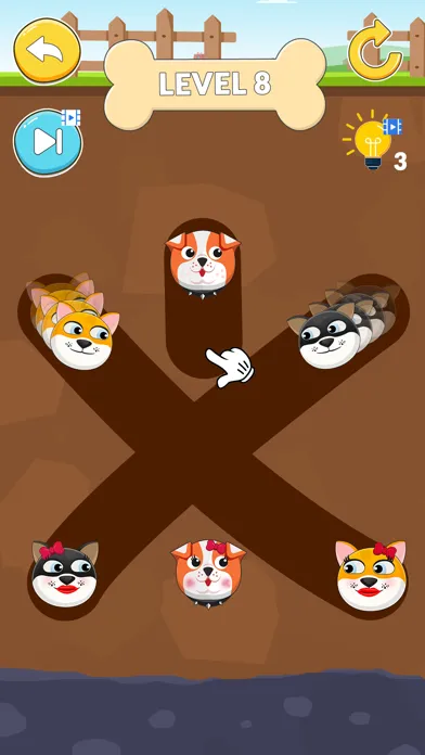 Tangkapan skrin Doge in Love: Draw Puzzle