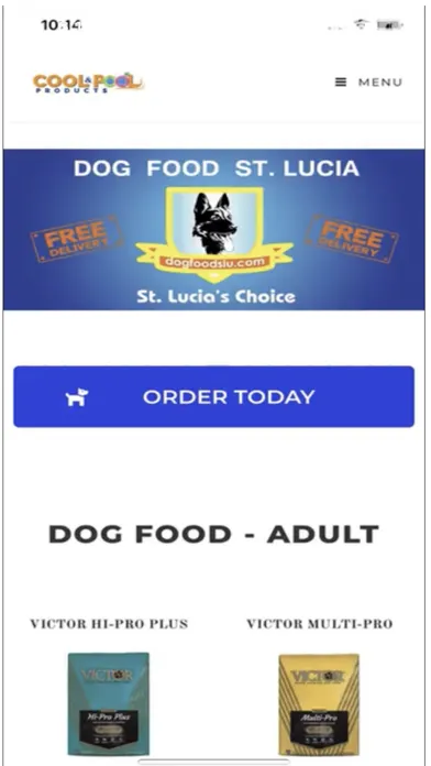 Zrzuty ekranu Dog Food Slu
