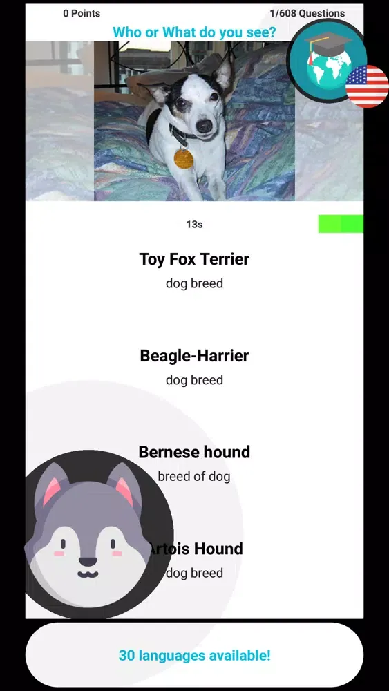 Zrzuty ekranu Dog Quiz Game 2019