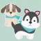 Dogs and Puppies Stickers pack