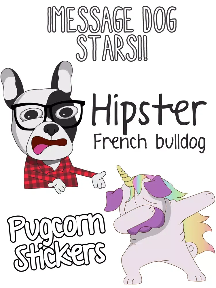 Скриншоты Dogs and Puppies Stickers pack iPad 