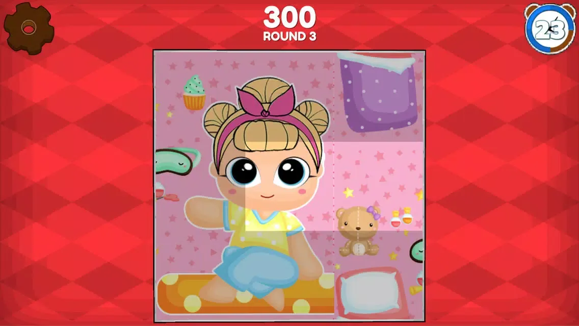 Tangkapan skrin Dolls Surprise Puzzle