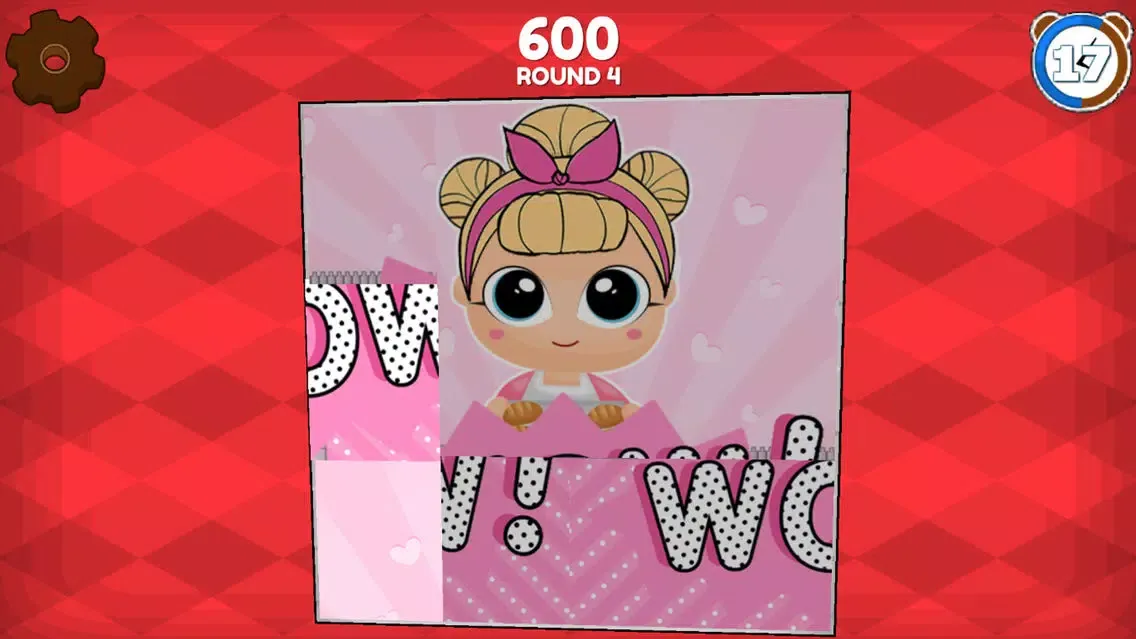 Tangkapan skrin Dolls Surprise Puzzle