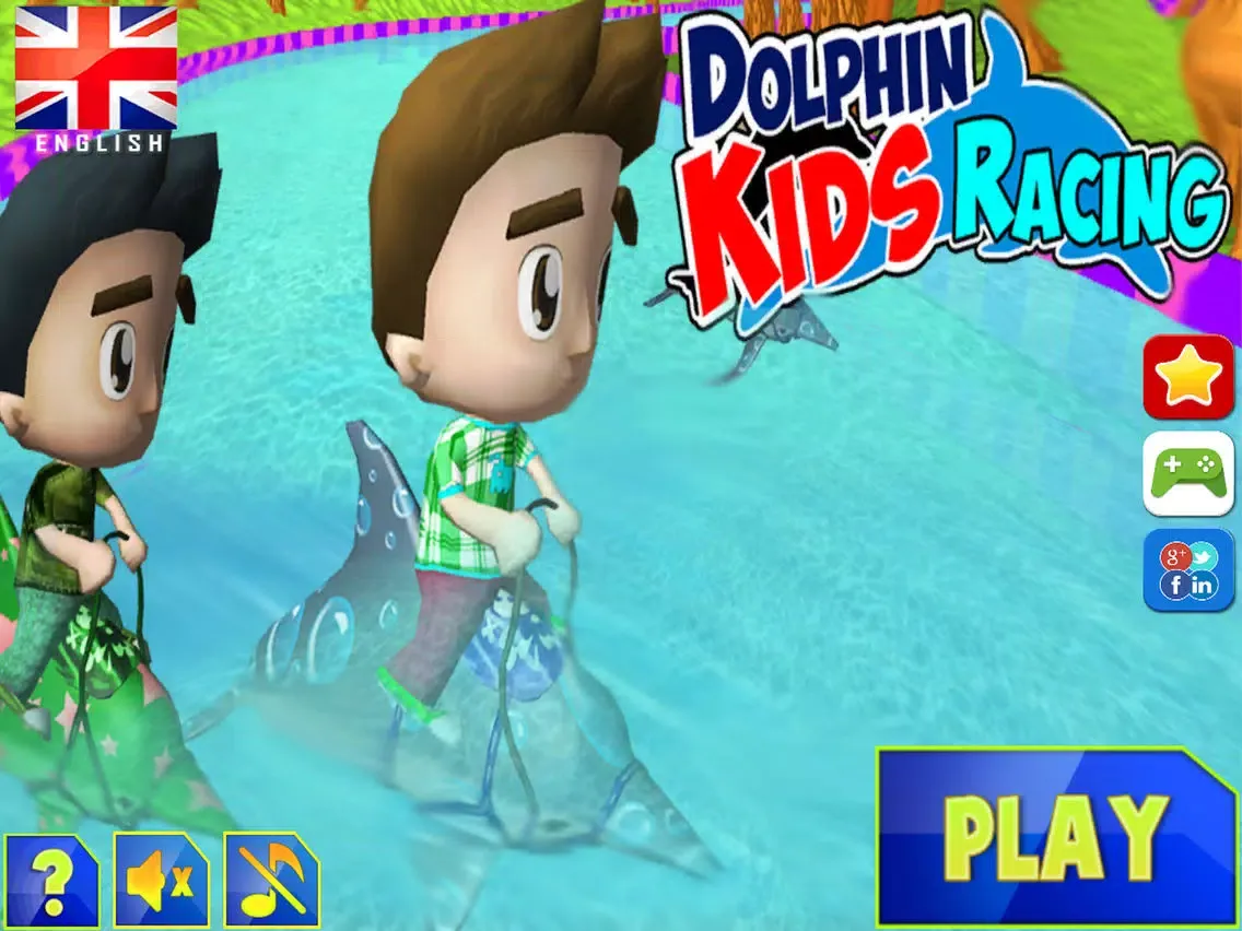 Capturas de pantalla de Dolphin Kids Racing - Dolphin Fish Racing For Kids iPad 