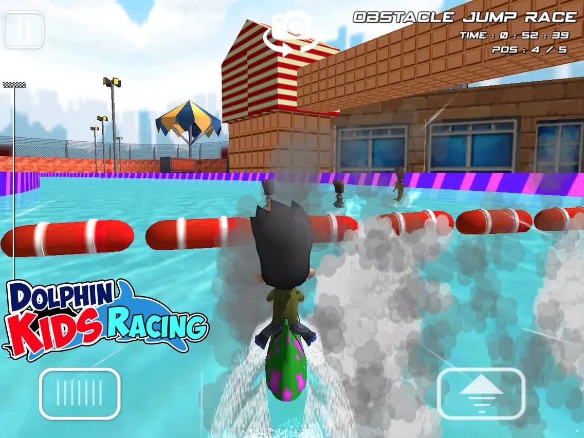 Capturas de pantalla de Dolphin Kids Racing - Dolphin Fish Racing For Kids iPad 