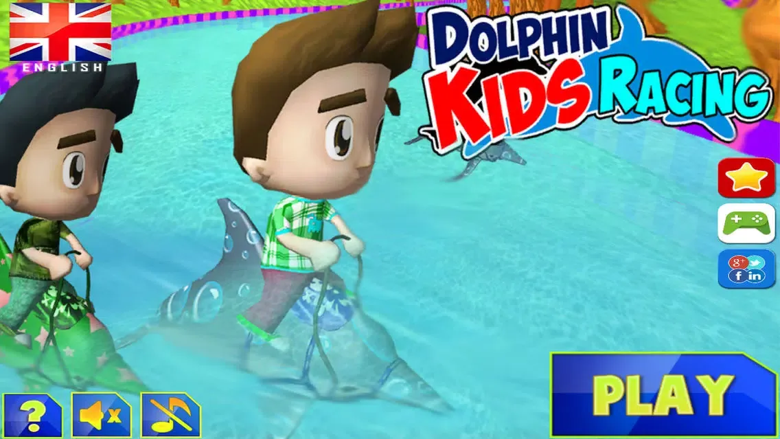 Capturas de pantalla de Dolphin Kids Racing - Dolphin Fish Racing For Kids