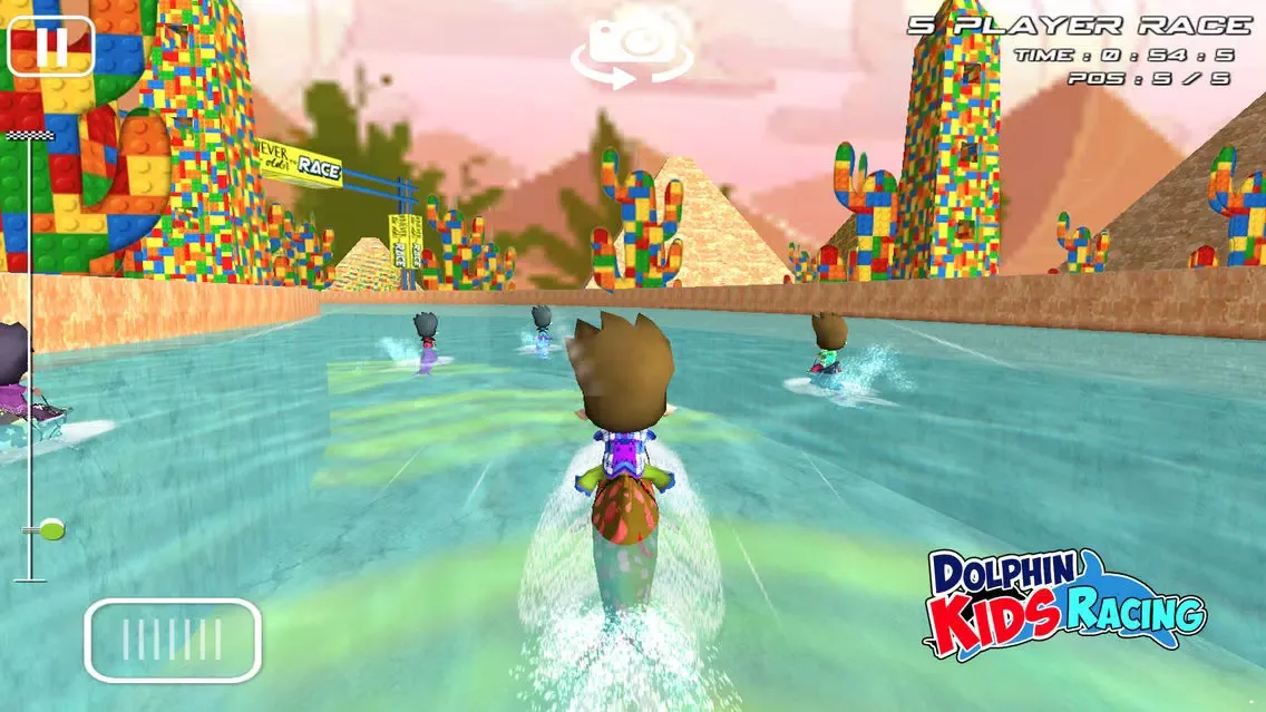 Capturas de pantalla de Dolphin Kids Racing - Dolphin Fish Racing For Kids