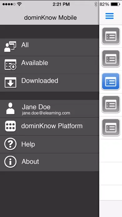 dominKnow Mobile স্ক্রিনশট