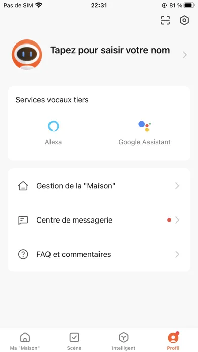 Captures d'écran de domolink