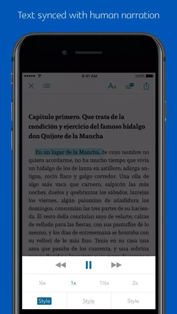 Ảnh chụp màn hình của Don quixote - sync transcript, quiz