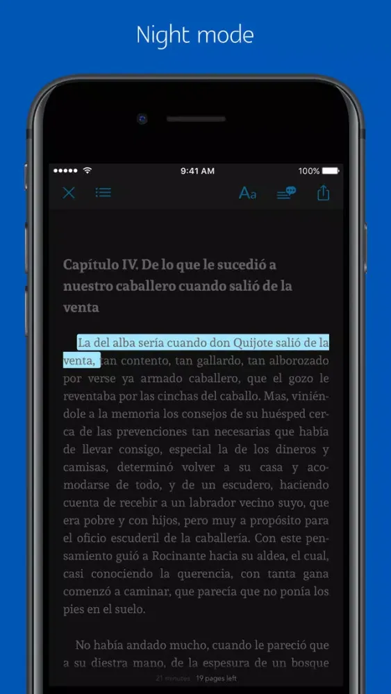 Ảnh chụp màn hình của Don quixote - sync transcript, quiz