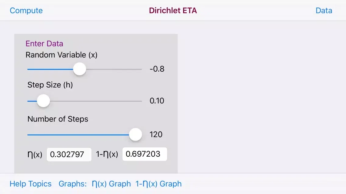 Dirichlet Eta Function应用截图