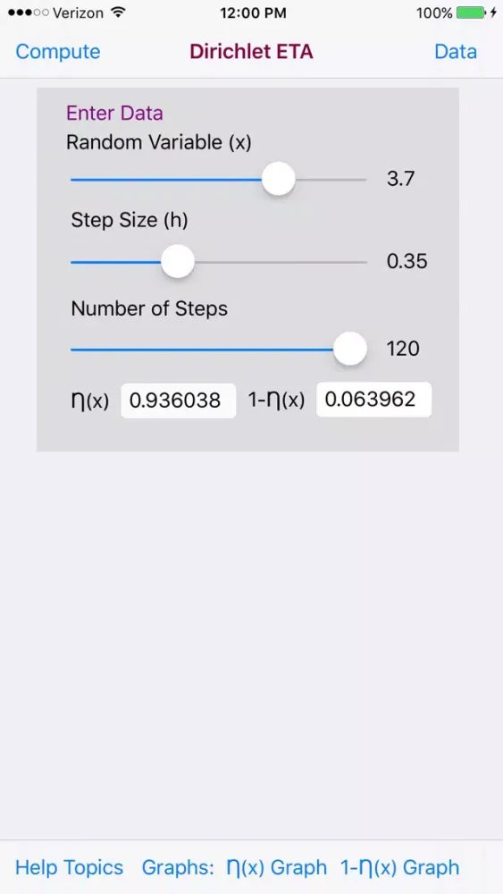 Dirichlet Eta Function应用截图
