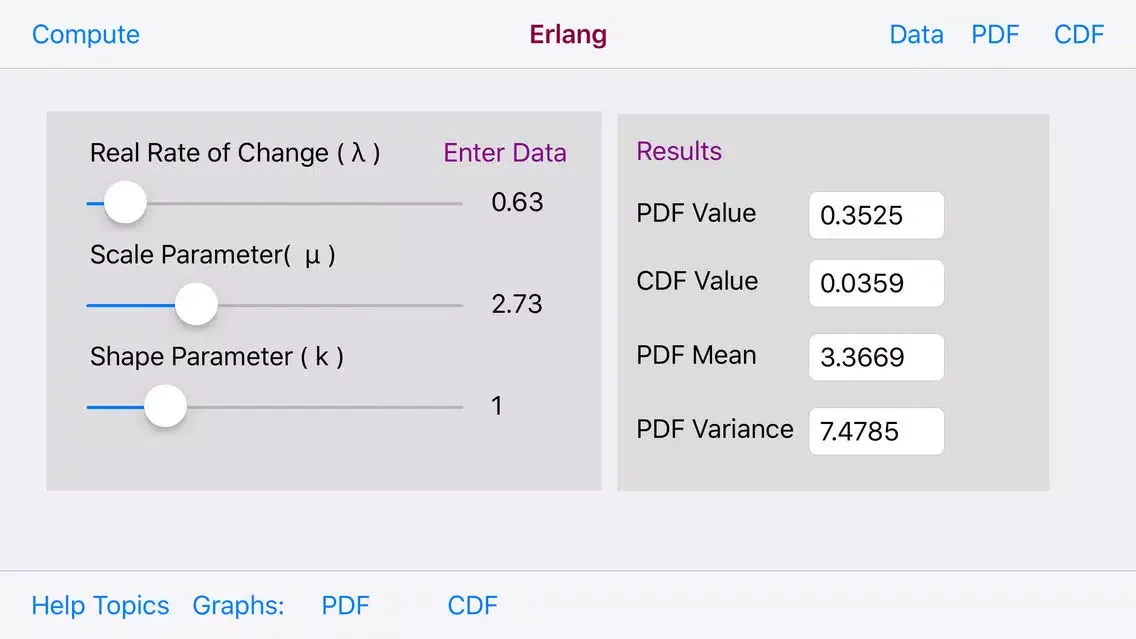 Erlang Distribution سکرین شاٹس