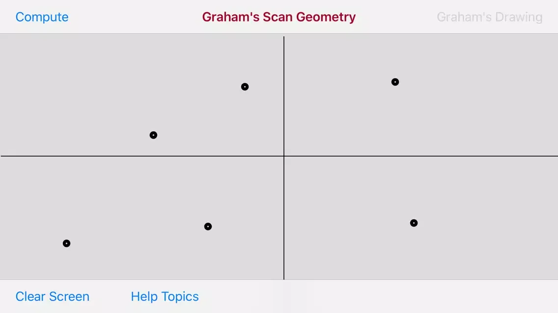 Captures d'écran de Graham's Scan Geometry
