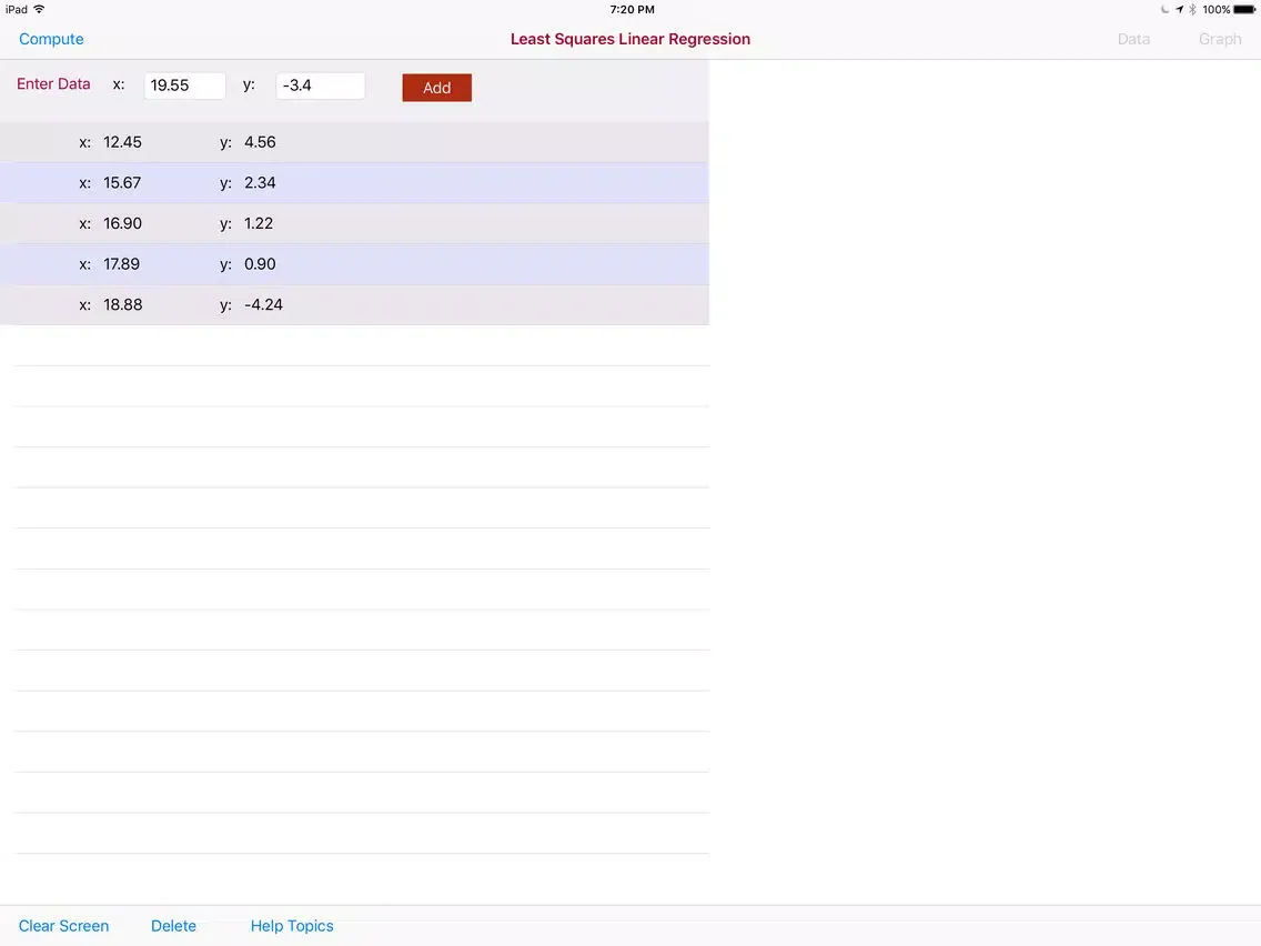 تصاویر Least Squares Linear iPad 