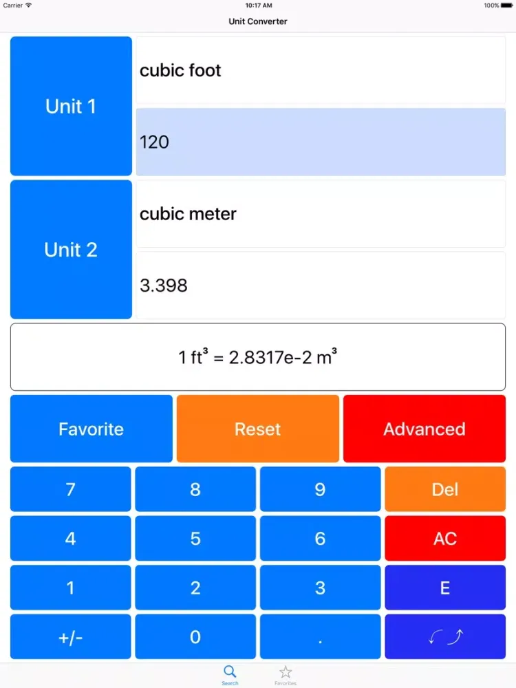 تصاویر Scientific Unit Converter iPad 
