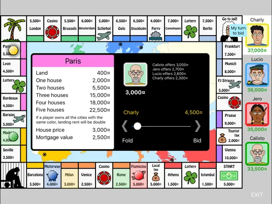 Europoly iPad 应用截图