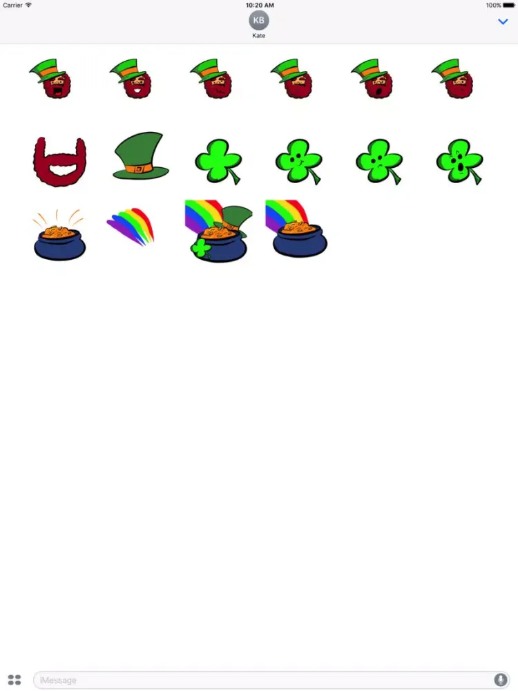 Zrzuty ekranu Lucky Green Clover iPad 