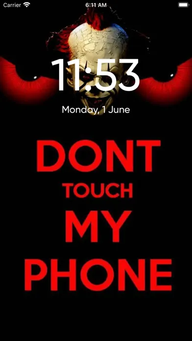 DON'T Touch Phone Wallpapers سکرین شاٹس