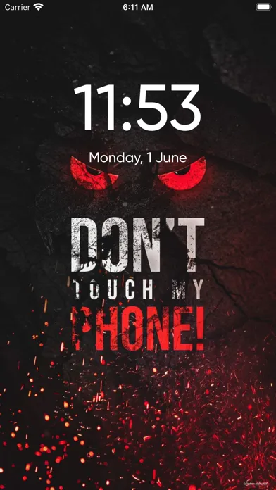 DON'T Touch Phone Wallpapers سکرین شاٹس