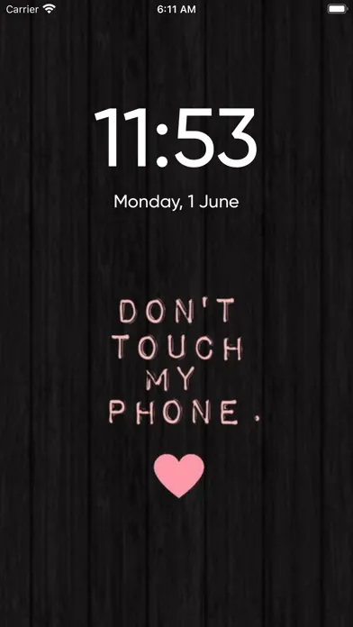 DON'T Touch Phone Wallpapers سکرین شاٹس