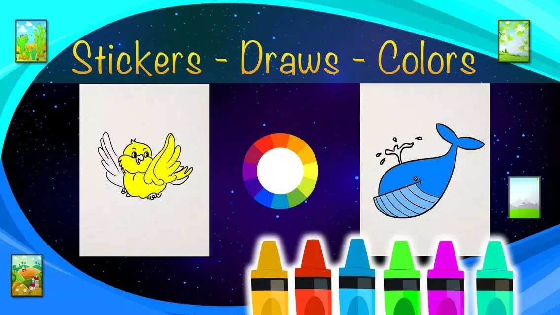 Скриншоты Doodle Stickers Colorful Pro
