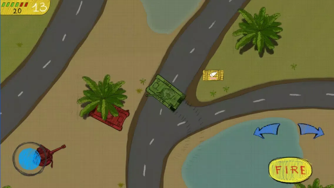 Captures d'écran de Doodle Tankz
