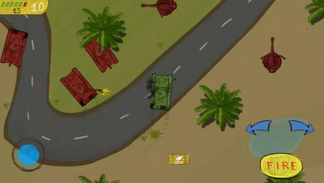 Captures d'écran de Doodle Tankz
