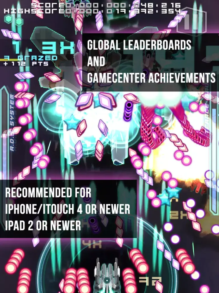 Скриншоты Danmaku Unlimited 2 lite - Bullet Hell Shump iPad 