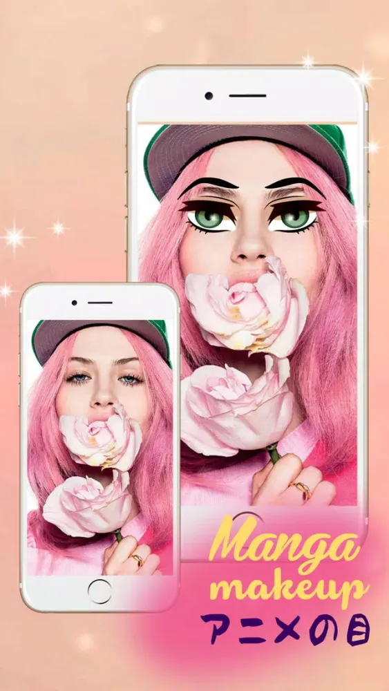 Captures d'écran de Manga and Anime Cartoon Eyes Picture Frames Editor